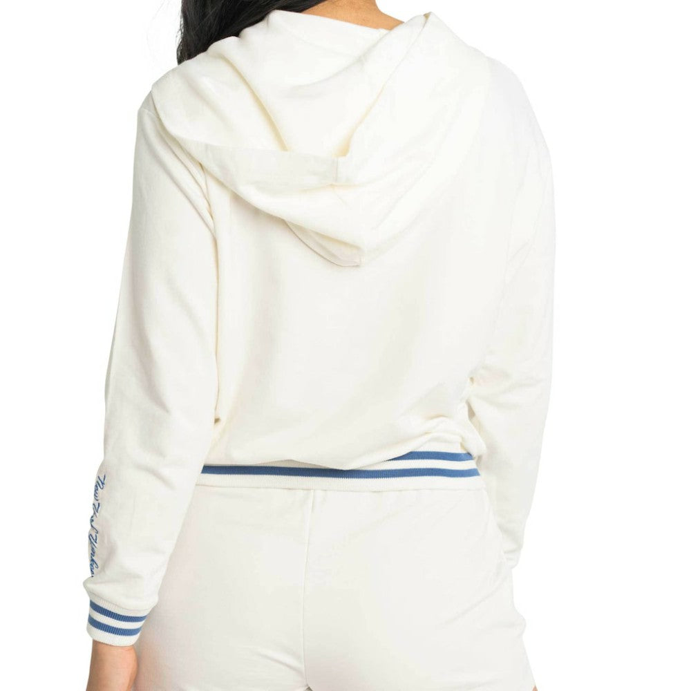 New York Yankees Lusso Women's Magnolia Tri-Blend Quarter-Zip Hoodie - MLB Hoodies