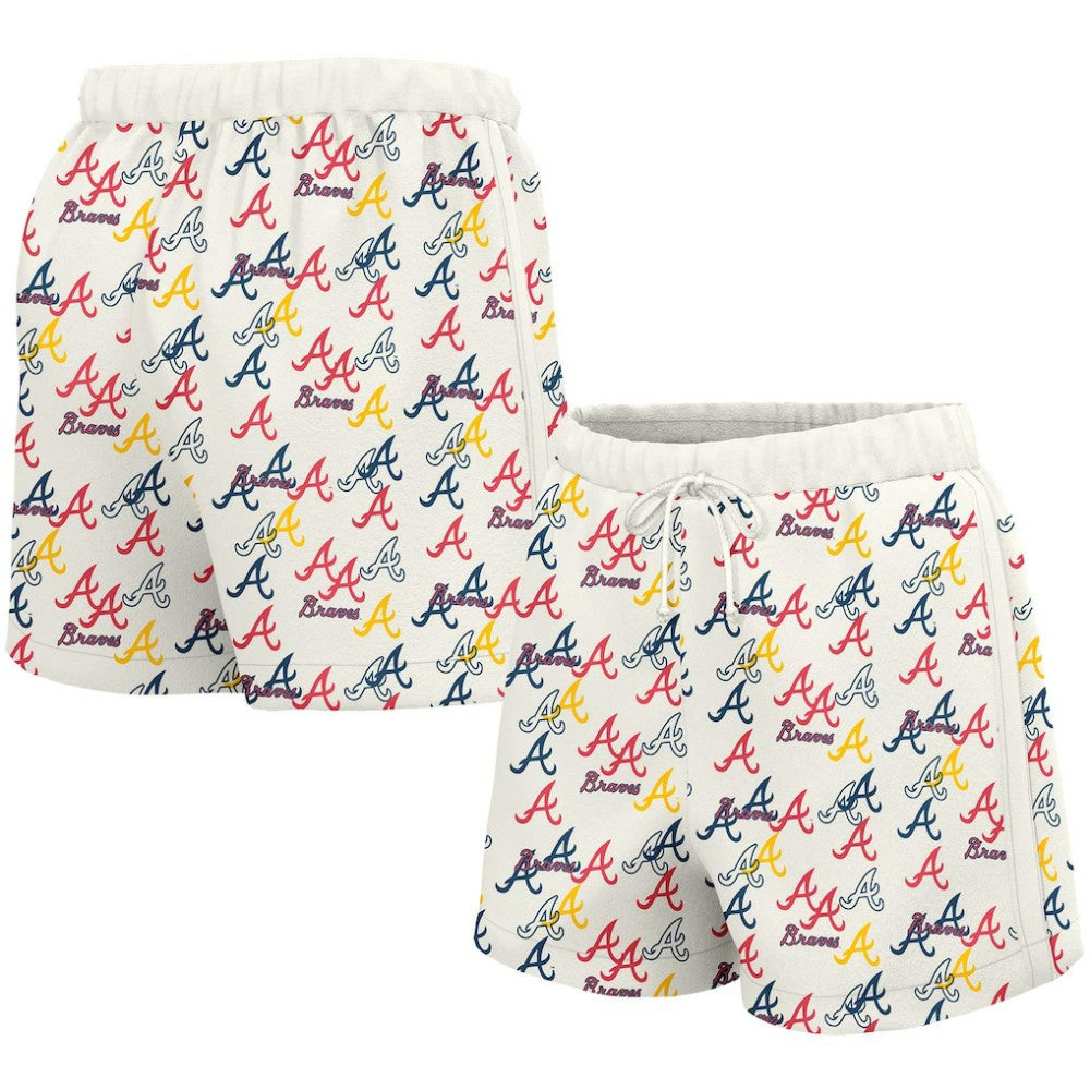 Atlanta Braves Lusso Women's Marge Shorts - MLB Shorts