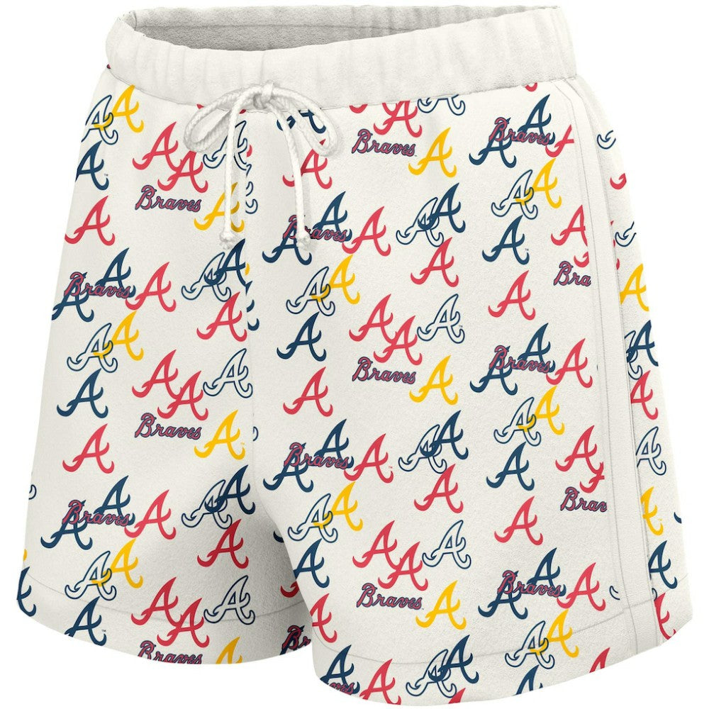 Atlanta Braves Lusso Women's Marge Shorts - MLB Shorts