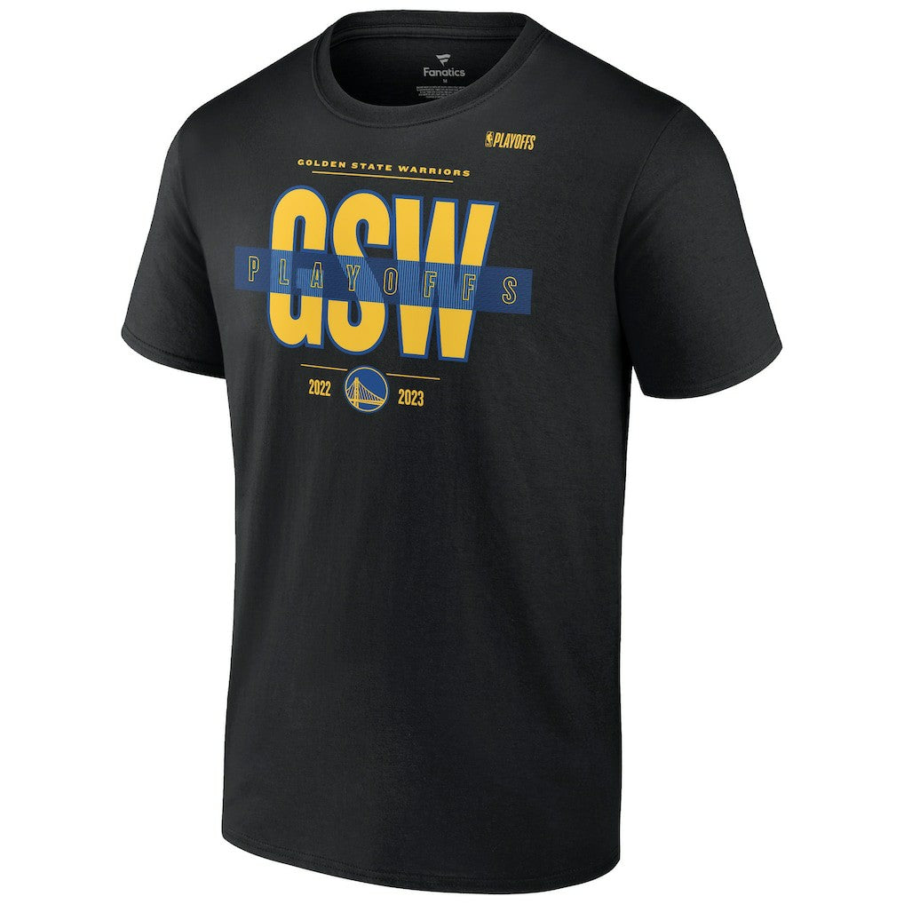 Black Golden State Warriors 2023 NBA Playoffs Jump Ball T-Shirt | NBA
