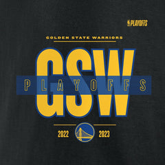 Black Golden State Warriors 2023 NBA Playoffs Jump Ball T-Shirt | NBA