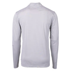 Houston Astros Cutter & Buck Virtue Eco Pique Micro Stripe Recycled Quarter-Zip Pullover Top - MLB Pullover