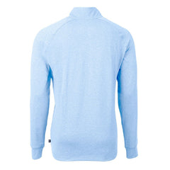 Atlanta Braves Cutter & Buck Adapt Eco Knit Stretch Recycled Quarter-Zip Pullover Top - MLB Pullover