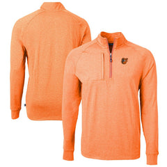 Baltimore Orioles Cutter & Buck Adapt Eco Knit Stretch Recycled Quarter-Zip Pullover Top - MLB Pullover