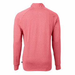 Cleveland Guardians Cutter & Buck Adapt Eco Knit Stretch Recycled Quarter-Zip Pullover Top - MLB Pullover