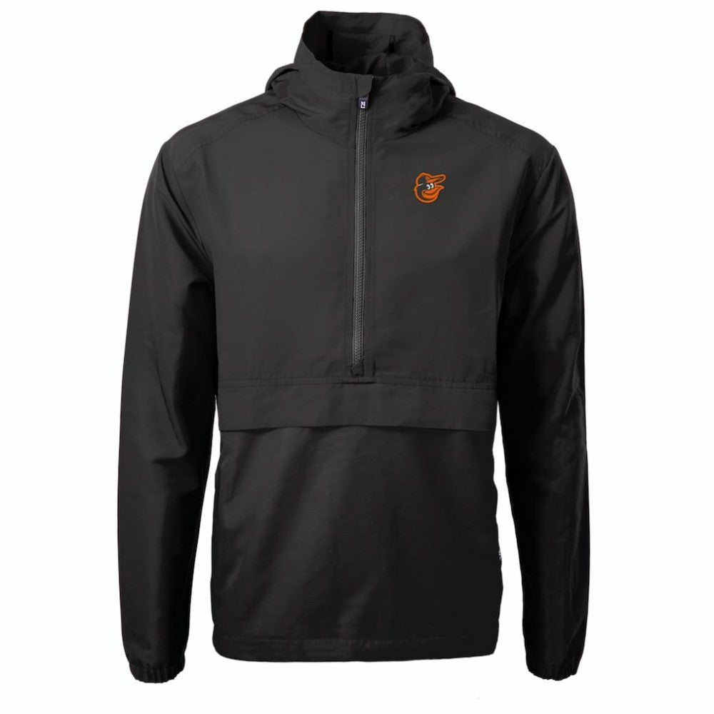 Baltimore Orioles Cutter & Buck Charter Eco Recycled Half-Zip Anorak Jacket - MLB Jackets