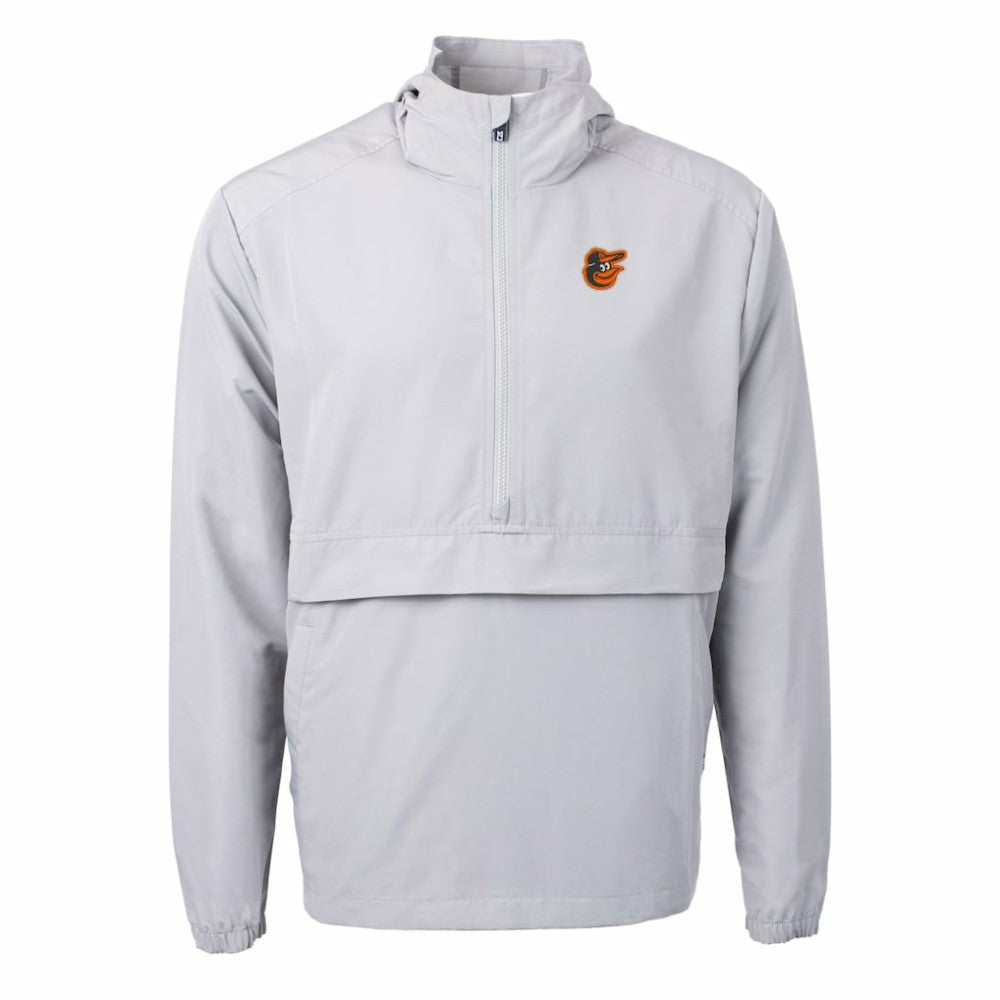 Baltimore Orioles Cutter & Buck Charter Eco Recycled Half-Zip Anorak Jacket - MLB Jackets