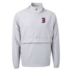 Boston Red Sox Cutter & Buck Charter Eco Recycled Half-Zip Anorak Jacket - MLB Jackets