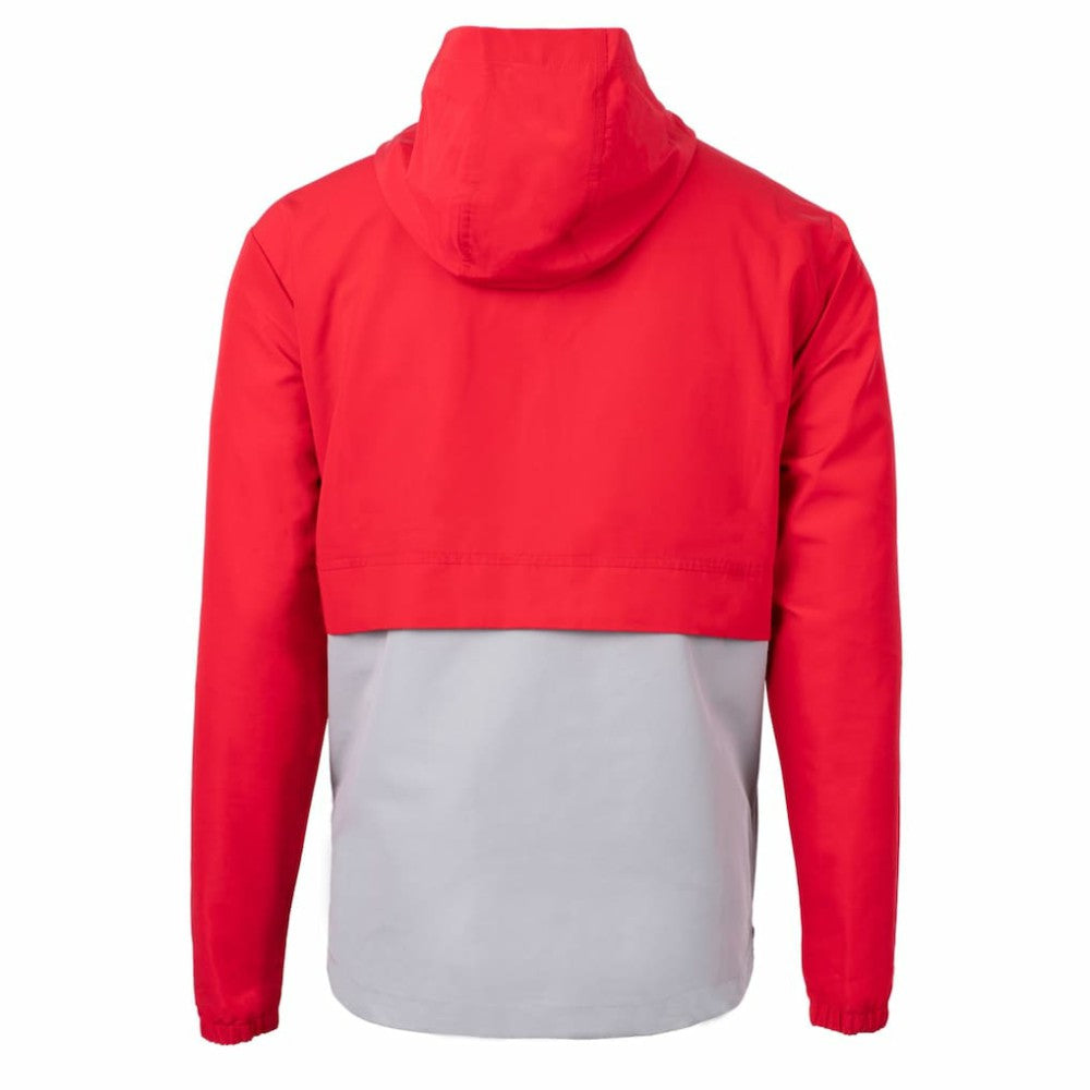 Boston Red Sox Cutter & Buck Charter Eco Recycled Half-Zip Anorak Jacket - MLB Jackets