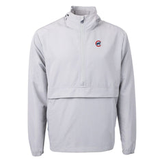 Chicago Cubs Cutter & Buck Charter Eco Recycled Half-Zip Anorak Jacket - MLB Jackets