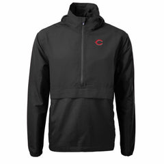 Cincinnati Reds Cutter & Buck Charter Eco Recycled Half-Zip Anorak Jacket - MLB Jackets