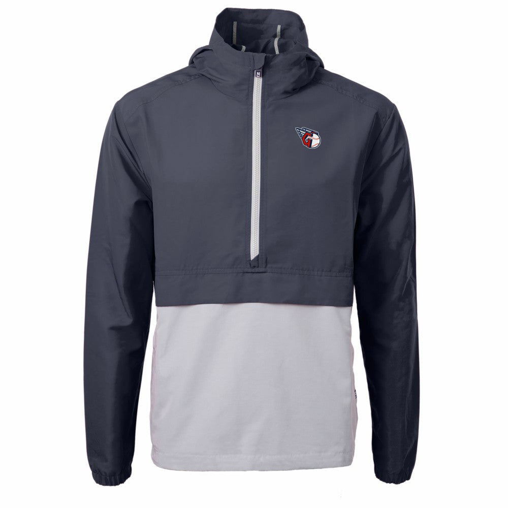 Cleveland Guardians Cutter & Buck Charter Eco Recycled Half-Zip Anorak Jacket - MLB Jackets
