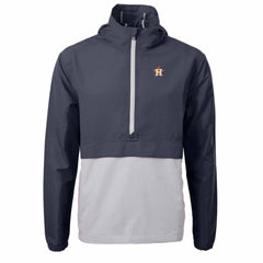 Houston Astros Cutter & Buck Charter Eco Recycled Half-Zip Anorak Jacket - MLB Jackets