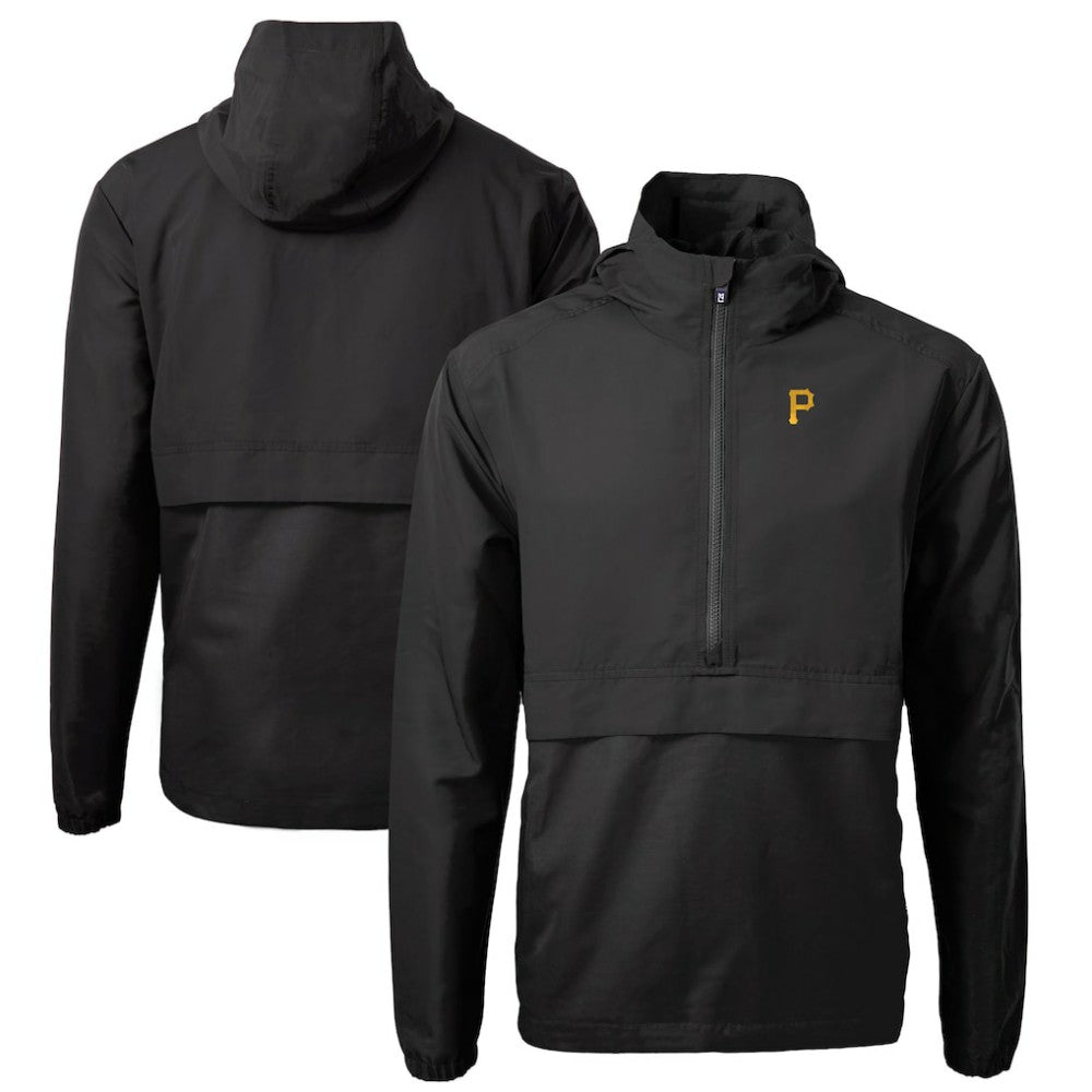 Pittsburgh Pirates Cutter & Buck Charter Eco Recycled Half-Zip Anorak Jacket - MLB Jackets
