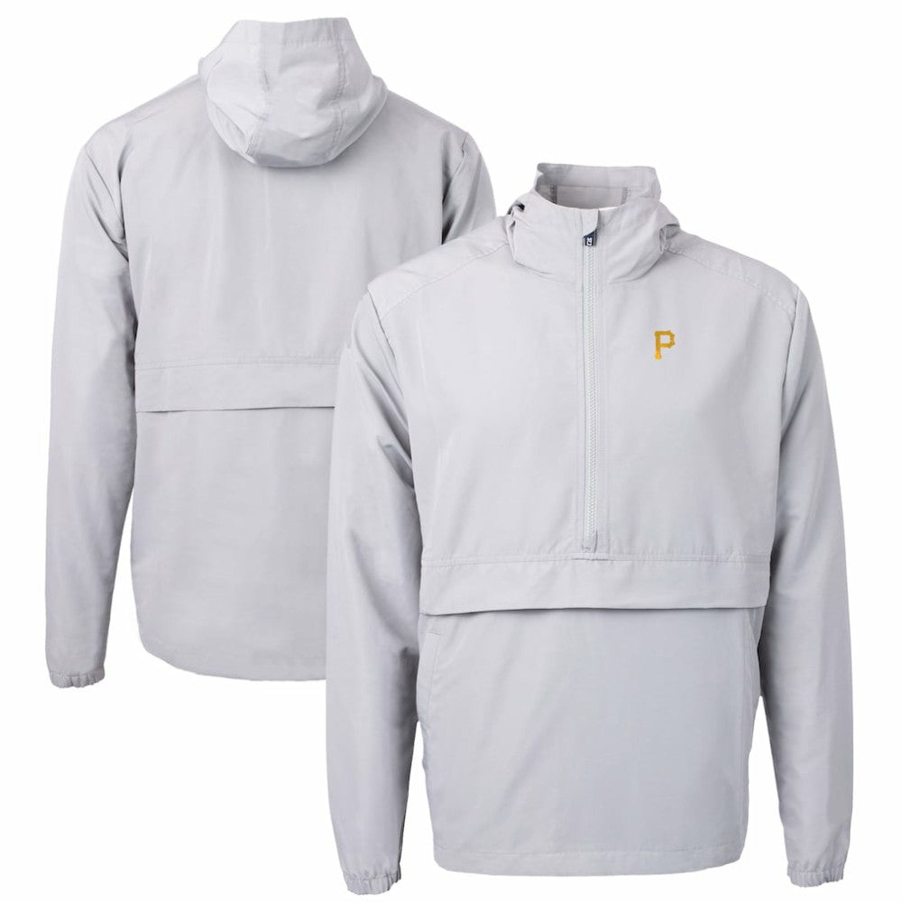 Pittsburgh Pirates Cutter & Buck Charter Eco Recycled Half-Zip Anorak Jacket - MLB Jackets