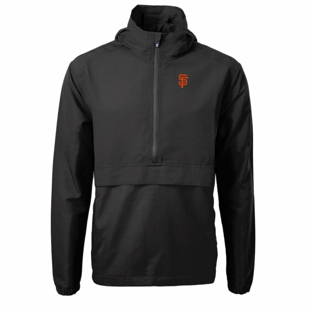 San Francisco Giants Cutter & Buck Charter Eco Recycled Half-Zip Anorak Jacket - MLB Jackets