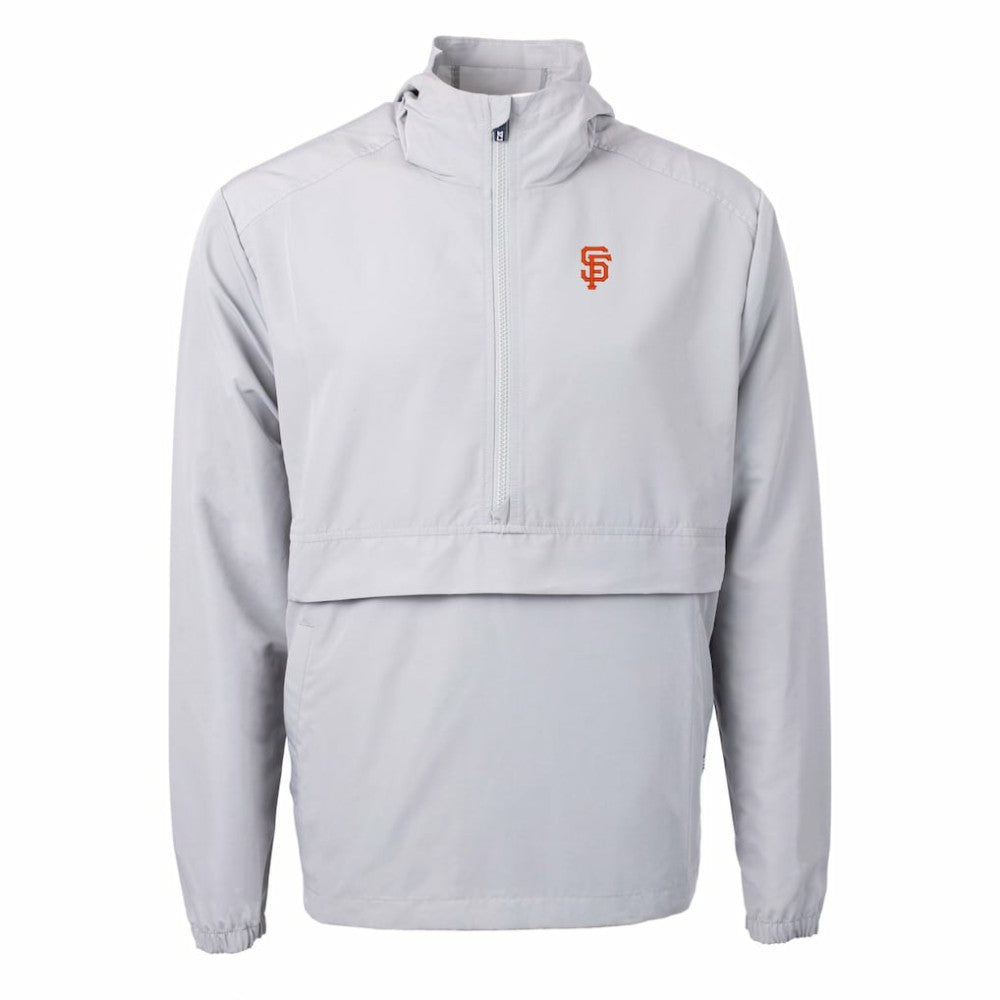 San Francisco Giants Cutter & Buck Charter Eco Recycled Half-Zip Anorak Jacket - MLB Jackets