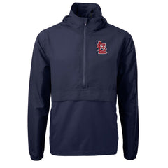 St. Louis Cardinals Cutter & Buck Charter Eco Recycled Half-Zip Anorak Jacket - MLB Jackets