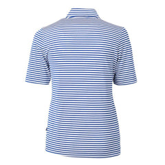 Chicago Cubs Cutter & Buck Women's Virtue Eco Pique Stripe Top - MLB Tops