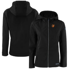 Baltimore Orioles Cutter & Buck Women's Evoke Eco Softshell Recycled Full-Zip Jacket - MLB Jackets