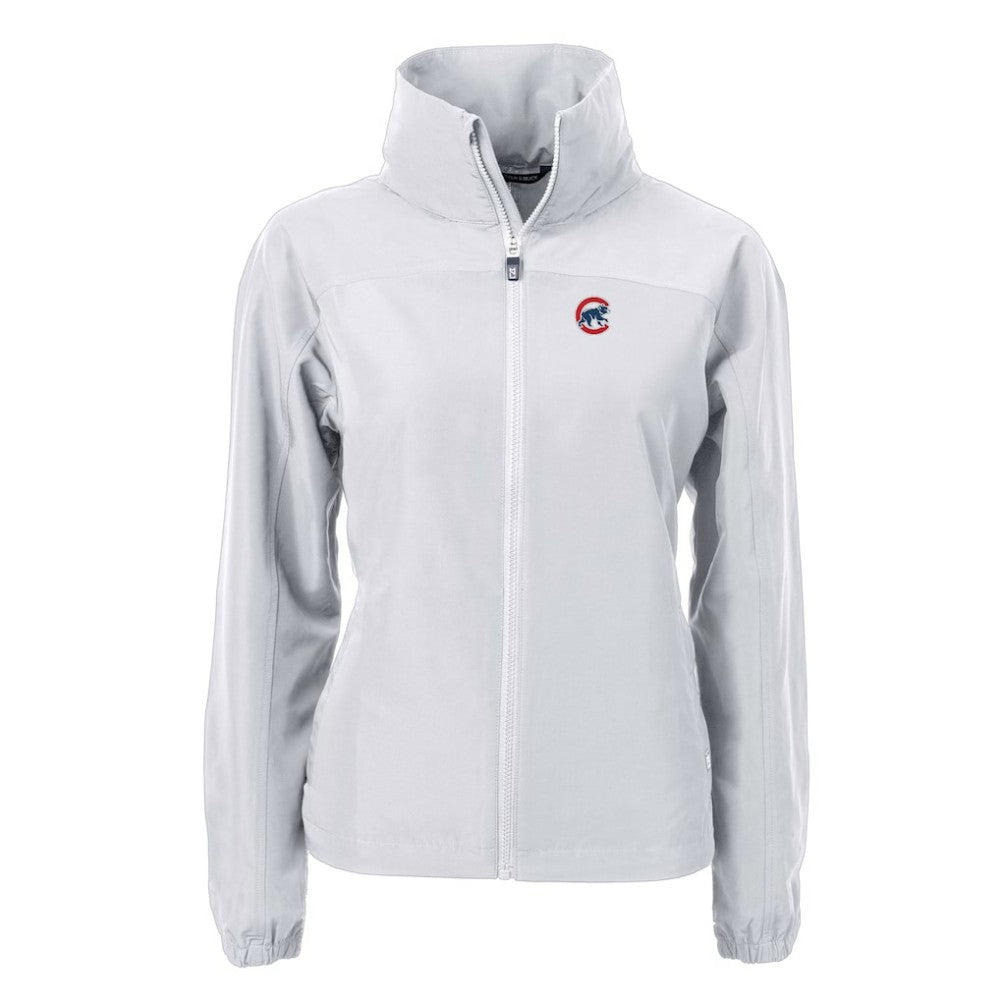 Chicago Cubs Cutter & Buck Women's Charter Eco Recycled Full-Zip Jacket - MLB Jackets
