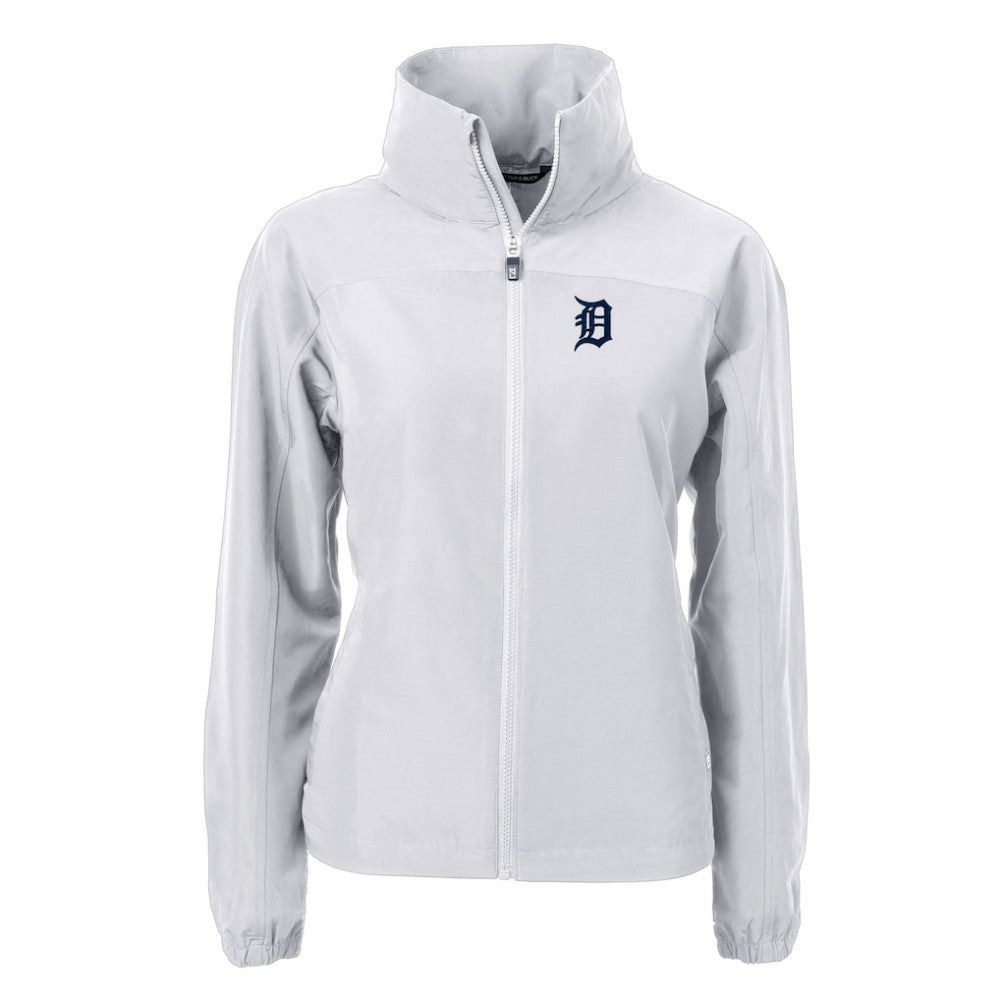 Detroit Tigers Cutter & Buck Women's Charter Eco Recycled Full-Zip Jacket - MLB Jackets