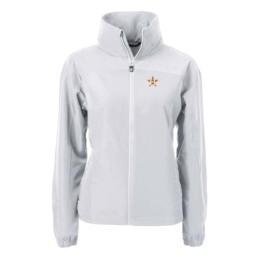 Houston Astros Cutter & Buck Women's Charter Eco Recycled Full-Zip Jacket - MLB Jackets