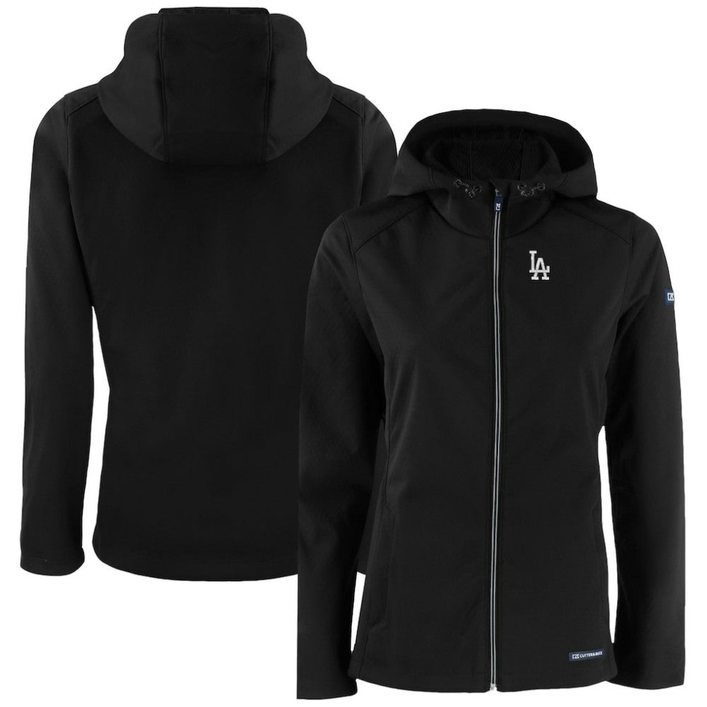 Los Angeles Dodgers Cutter & Buck Women's Evoke Eco Softshell Recycled Full-Zip Jacket - MLB Jackets