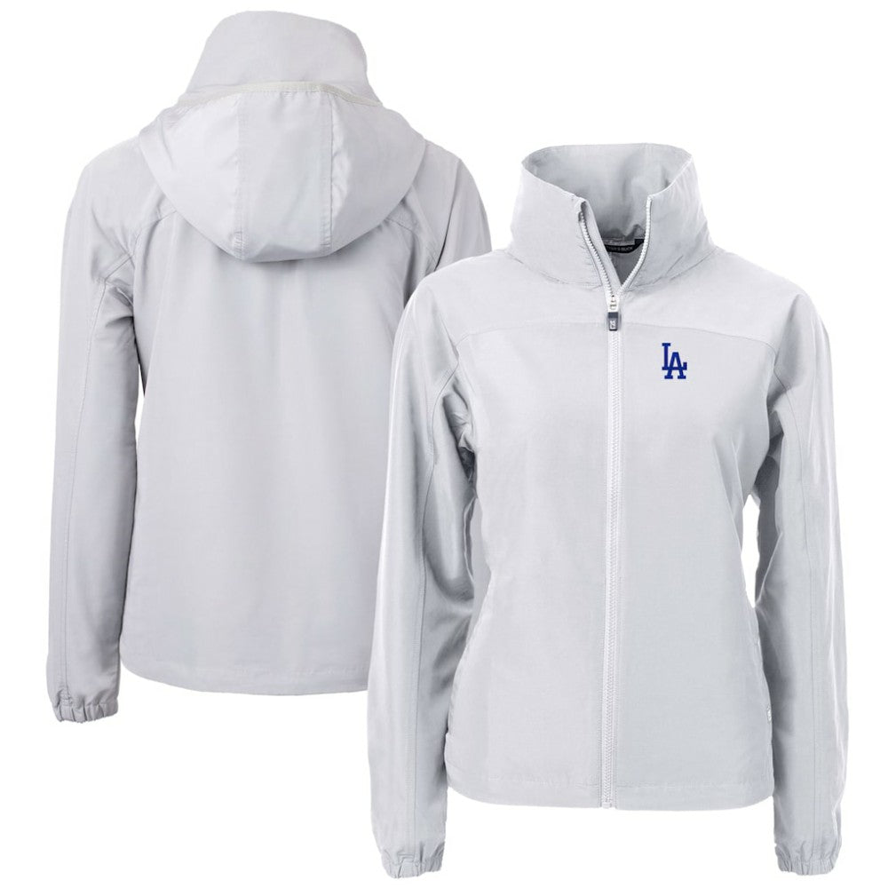 Los Angeles Dodgers Cutter & Buck Women's Charter Eco Recycled Full-Zip Jacket - MLB Jackets