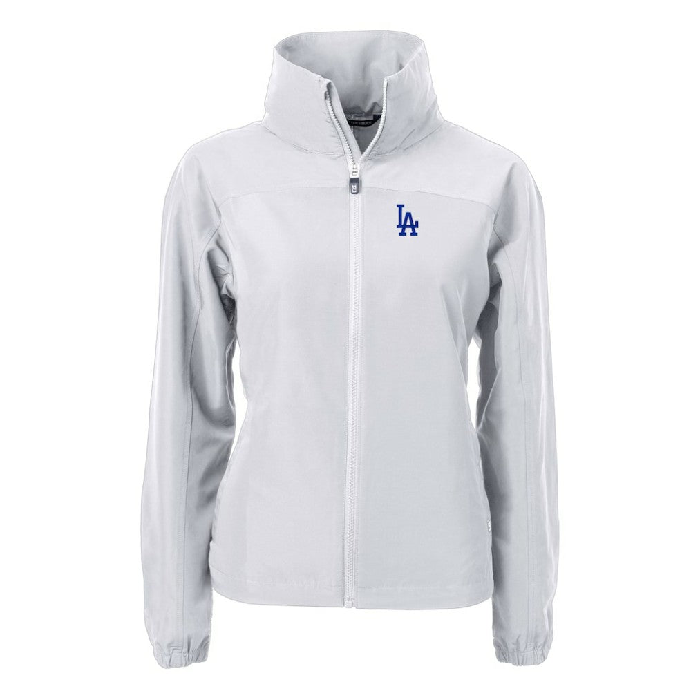 Los Angeles Dodgers Cutter & Buck Women's Charter Eco Recycled Full-Zip Jacket - MLB Jackets