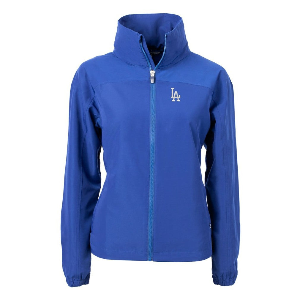 Los Angeles Dodgers Cutter & Buck Women's Charter Eco Recycled Full-Zip Jacket - MLB Jackets