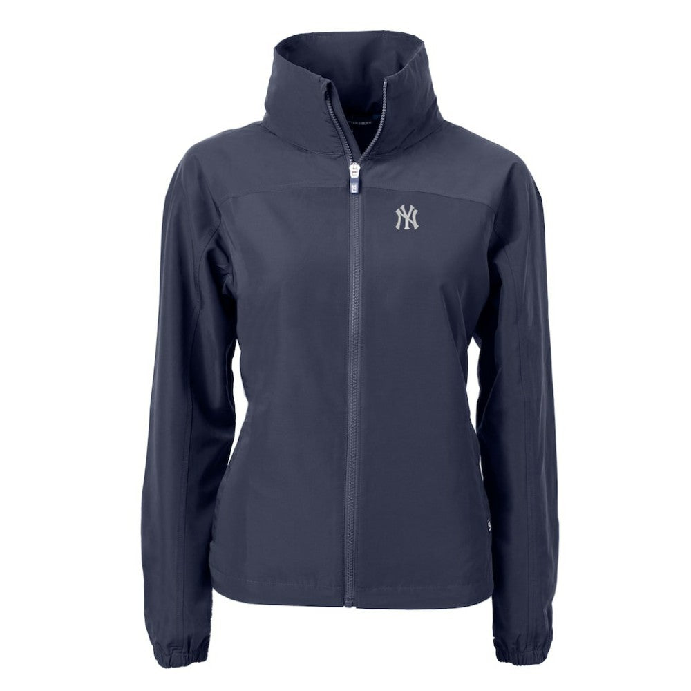 New York Yankees Cutter & Buck Women's Charter Eco Recycled Full-Zip Jacket - MLB Jackets