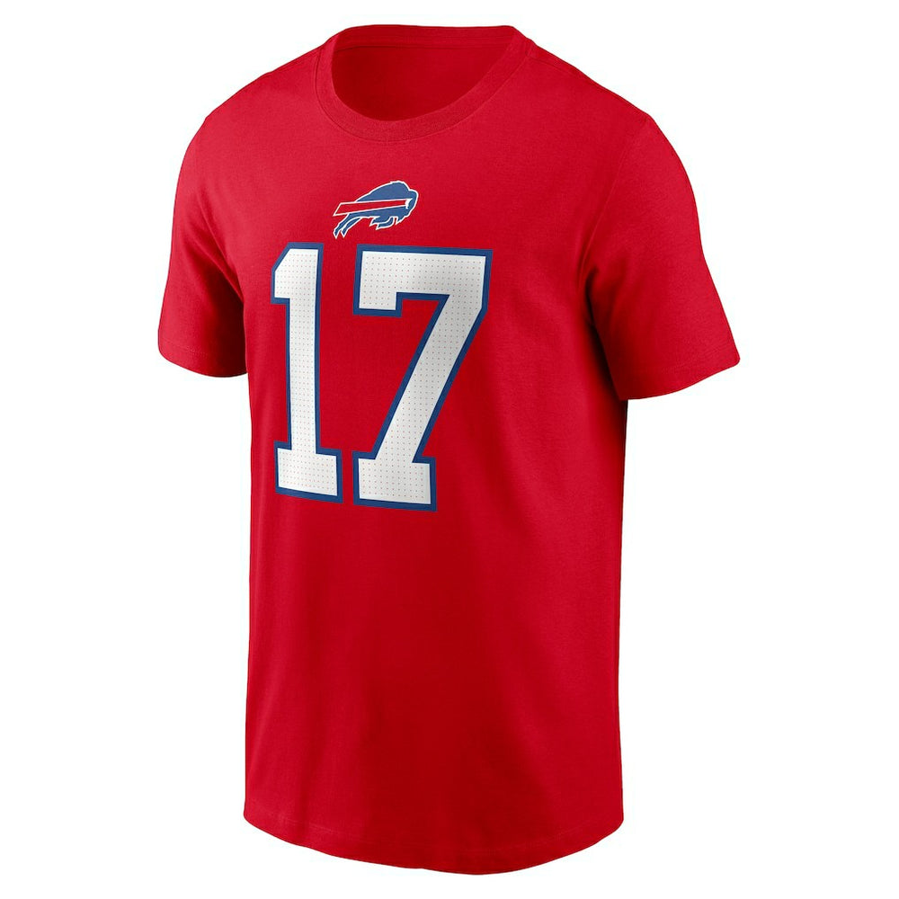 Buffalo Bills Josh Allen  Player Name & Number T-Shirt | NFL Sale