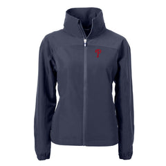 Philadelphia Phillies Cutter & Buck Women's Charter Eco Recycled Full-Zip Jacket - MLB Jackets