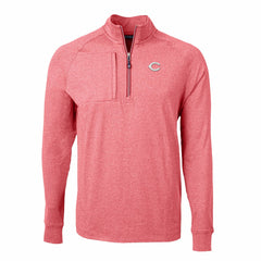 Cincinnati Reds Cutter & Buck Big & Tall Adapt Eco Knit Stretch Recycled Quarter-Zip Pullover Top - MLB Pullover