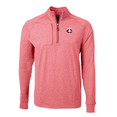 Minnesota Twins Cutter & Buck Big & Tall Adapt Eco Knit Stretch Recycled Quarter-Zip Pullover Top - MLB Pullover