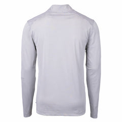Cleveland Guardians Cutter & Buck Virtue Eco Pique Micro Stripe Big & Tall Recycled Quarter-Zip Pullover Top - MLB Pullover
