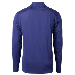 Los Angeles Dodgers Cutter & Buck Virtue Eco Pique Micro Stripe Big & Tall Recycled Quarter-Zip Pullover Top - MLB Pullover
