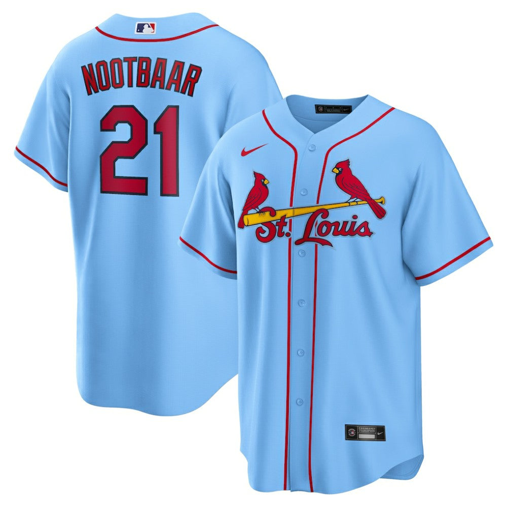 Lars Nootbaar St. Louis Cardinals Nike Alternate Replica Jersey - MLB Jerseys