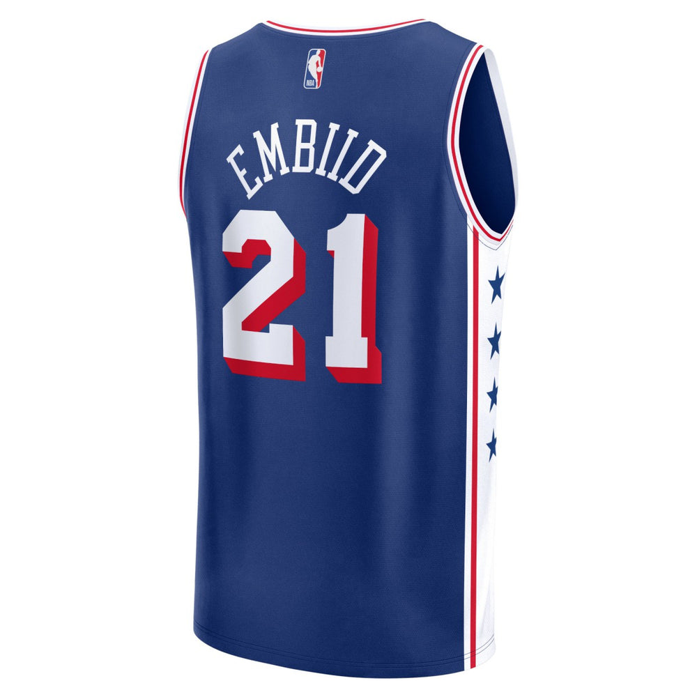 Royal Joel Embiid Philadelphia 76ers Fast Break Replica Jersey | NBA