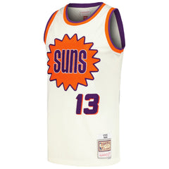 Cream Steve Nash Phoenix Suns Chainstitch Swingman Jersey | NBA