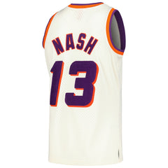 Cream Steve Nash Phoenix Suns Chainstitch Swingman Jersey | NBA
