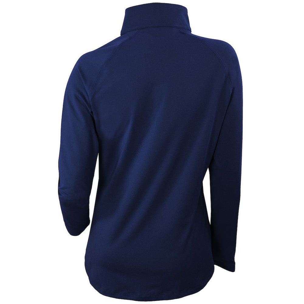 Navy Denver Nuggets Women's Omni-Wick Outward Nine Quarter-Zip Pullover Top sale | NBA
