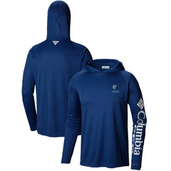 Navy Memphis Grizzlies Terminal Tackle Long Sleeve Hoodie T-Shirt | NBA