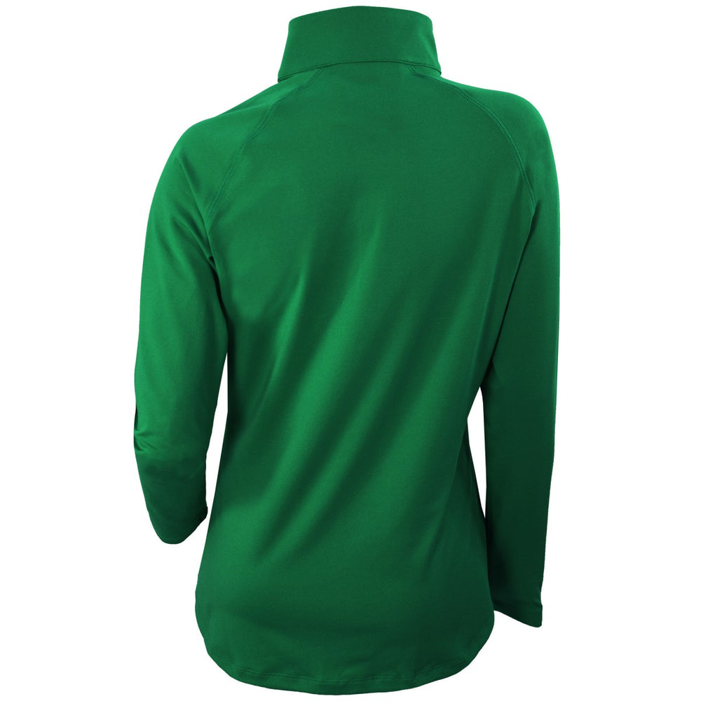 Forest Green Milwaukee Bucks Women's Omni-Wick Outward Nine Quarter-Zip Pullover Top | NBA