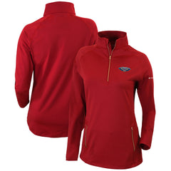 Red New Orleans Pelicans Women's Omni-Wick Outward Nine Quarter-Zip Pullover Top | NBA
