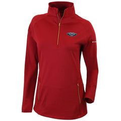 Red New Orleans Pelicans Women's Omni-Wick Outward Nine Quarter-Zip Pullover Top | NBA