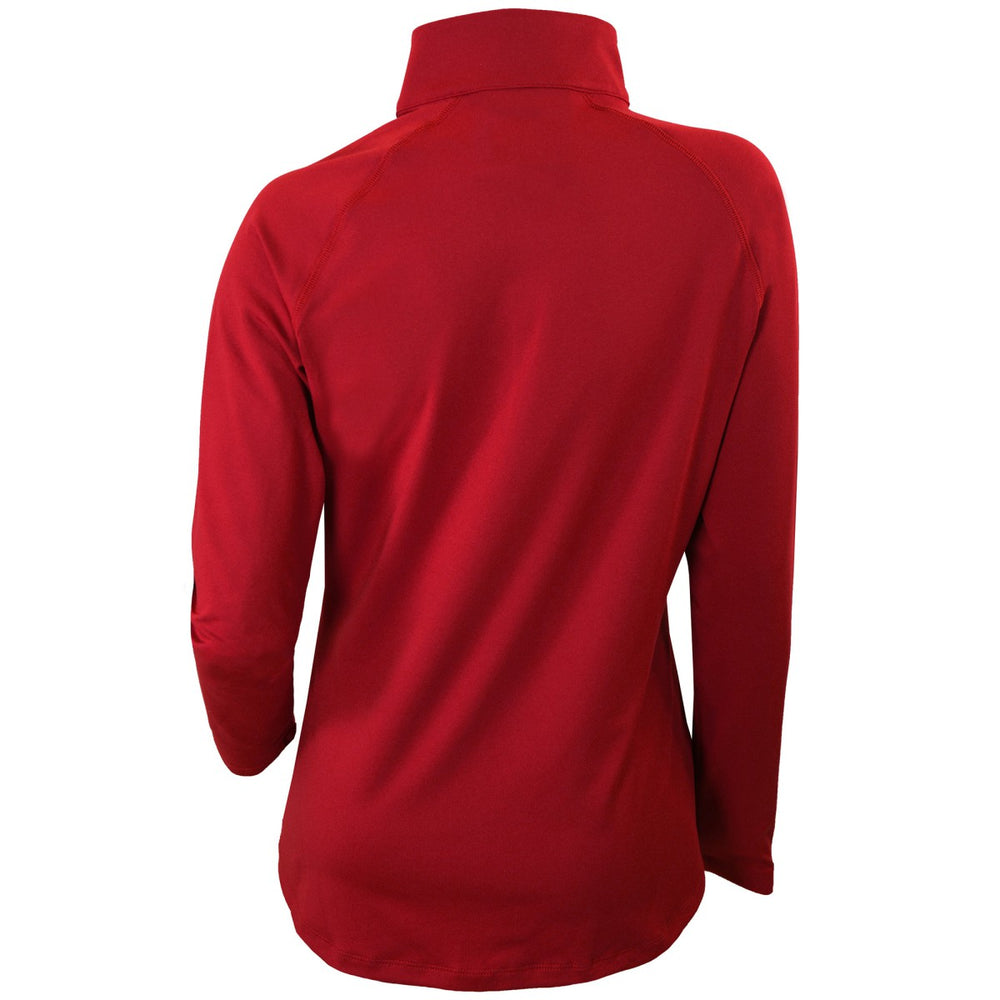 Red New Orleans Pelicans Women's Omni-Wick Outward Nine Quarter-Zip Pullover Top | NBA