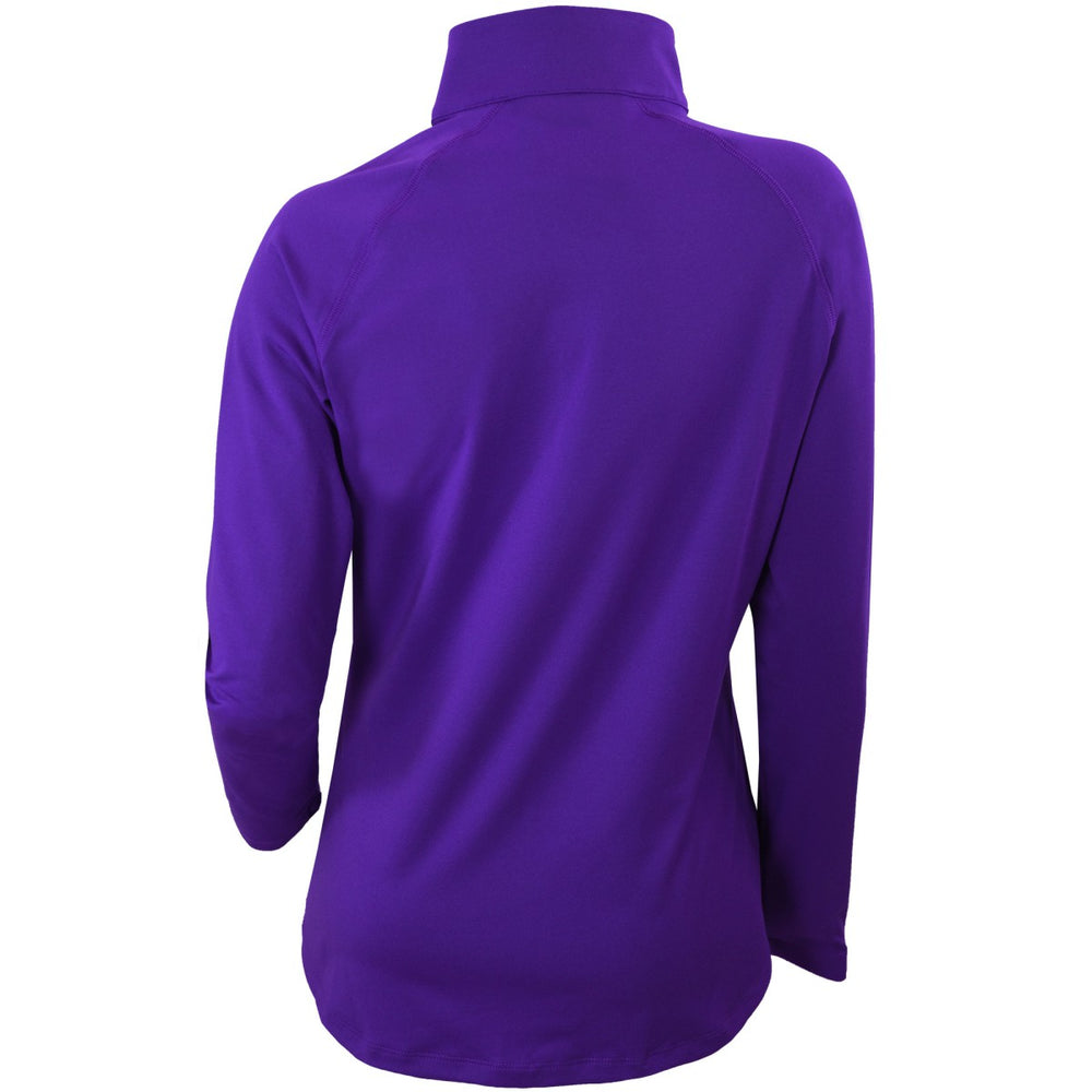 Purple Sacramento Kings Women's Omni-Wick Outward Nine Quarter-Zip Pullover Top | NBA