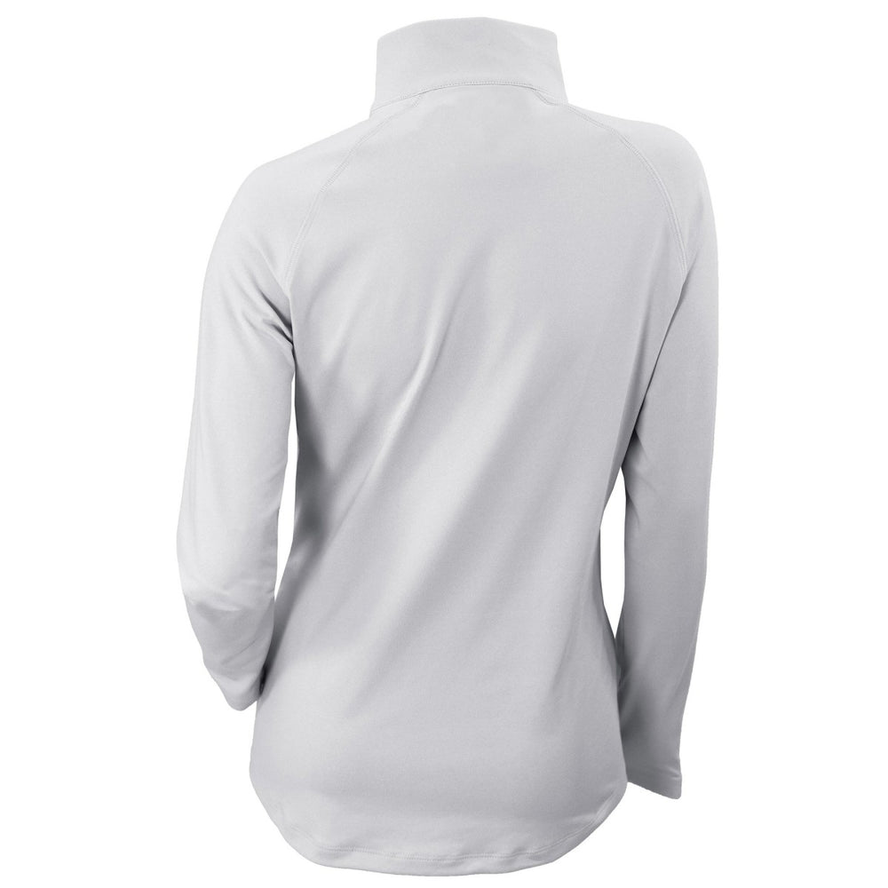 White San Antonio Spurs Women's Omni-Wick Outward Nine Quarter-Zip Pullover Top | NBA